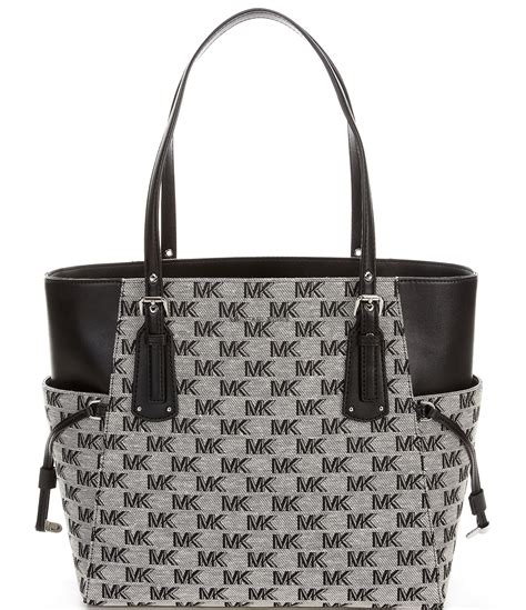 michael kors voyager east west tote with studs|logo voyager east west tote.